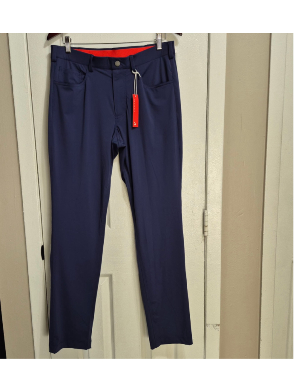 Men's Redvanly Kent Performance Chino Pants in Navy Blue sz Med 32"